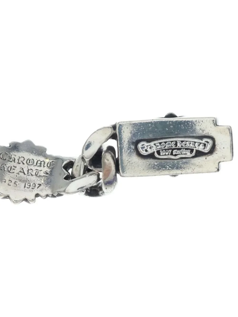Chrome Hearts Keeper Link Silver Bracelet